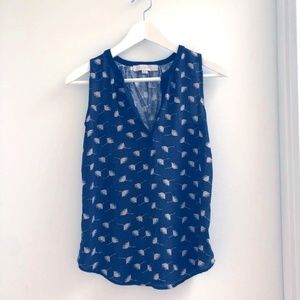 Ann Taylor LOFT Tulip Print Tank